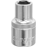Siegen 1/2" Drive Hexagon WallDrive Socket Metric 1/2" 10mm