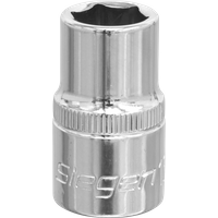 Siegen 1/2" Drive Hexagon WallDrive Socket Metric 1/2" 13mm