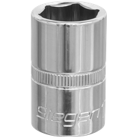 Siegen 1/2" Drive Hexagon WallDrive Socket Metric 1/2" 17mm