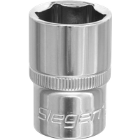 Siegen 1/2" Drive Hexagon WallDrive Socket Metric 1/2" 19mm