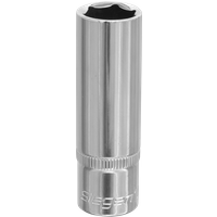 Siegen 3/8" Drive Deep Hexagon WallDrive Socket Metric 3/8" 14mm