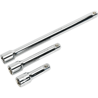 Siegen 3 Piece 1/2" Drive Socket Extension Bar Set 1/2