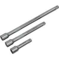 Siegen 3 Piece 1/4" Drive Socket Extension Bar Set 1/4