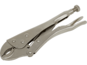 Siegen Curved Jaw Locking Pliers 215mm