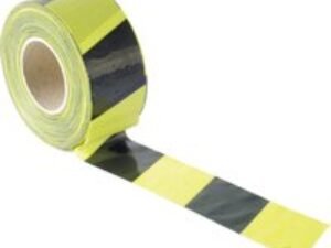 Sirius Barrier Warning Tape Black / Yellow 70mm 500m