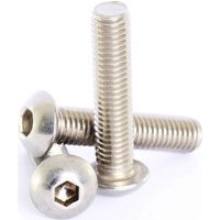 Sirius Button Head Socket Screws A2 304 Stainless Steel M5 50mm Pack of 1