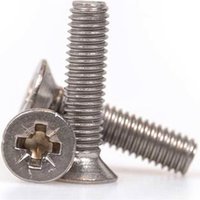 Sirius Countersunk Machine Screw Pozi A4 316 Stainless Steel M4 10mm Pack of 1