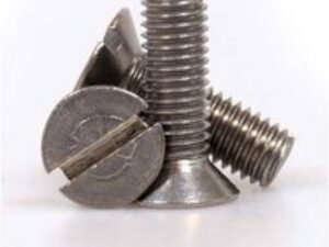 Sirius Countersunk Machine Screw Slotted BZP M3 8mm Pack of 1