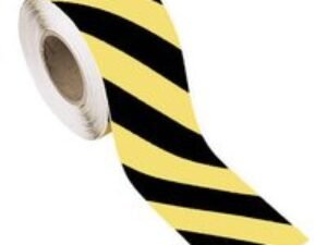 Sirius Non Slip Adhesive Tape Black / Yellow 50mm 18m