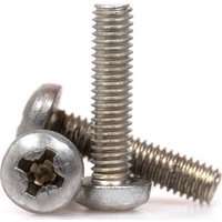 Sirius Pan Head Machine Screw Pozi BZP M5 6mm Pack of 1