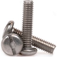 Sirius Pan Head Machine Screw Slotted A4 316 Stainless Steel M6 50mm Pack of 1
