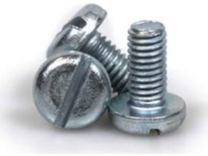 Sirius Pan Head Machine Screw Slotted BZP M2.5 6mm Pack of 1