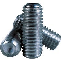 Sirius Socket Set Plain Cup Point Grub Screws Zinc Plated M5 12mm Pack of 1