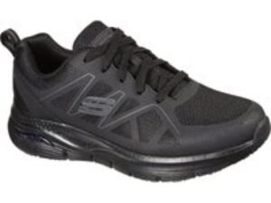 Skechers Axtell Arch Fit Mens Slip Resistant Work Shoes Black Size 9