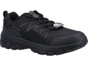 Skechers Fannter Mens Work Shoes Black Size 7
