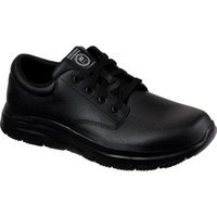 Skechers Fourche Mens Slip Resistant Work Shoes Black Size 10