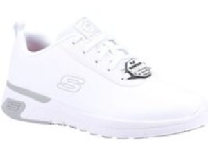 Skechers Marsing Gmina Womens Slip Resistant Shoes White Size 3
