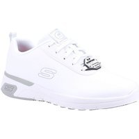 Skechers Marsing Gmina Womens Slip Resistant Shoes White Size 7