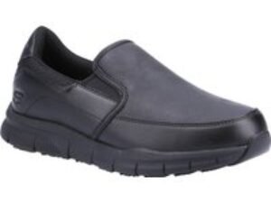 Skechers Nampa Annod Womens Work Shoes Black Size 3