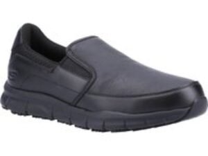 Skechers Nampa Groton Mens Work Shoes Black Size 6