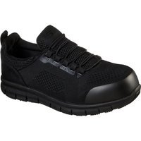 Skechers Synergy Omat Mens Safety Trainers Black Size 8