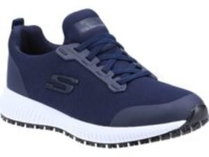 Skechers Work Ladies Squad Safety Shoe Navy Size 5