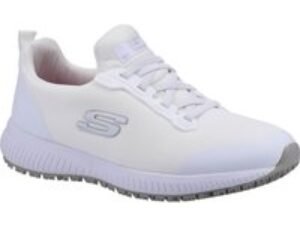Skechers Work Ladies Squad Safety Shoe White Size 5