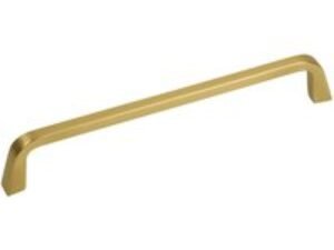 Slim U Pull Handle Brushed Gold 160mm Centre