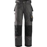 Snickers 3312 Mens DuraTwill Work Trousers Dark Grey 30" 28