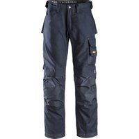 Snickers 3314 Mens Canvas+ Trousers Navy 38" 35