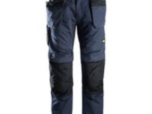 Snickers 6207 Litework Mens Lite Work Holster Pocket Trousers Navy / Black 33" 32