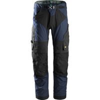 Snickers 6903 Mens Flexiwork Work Trousers Navy / Black 44" 32