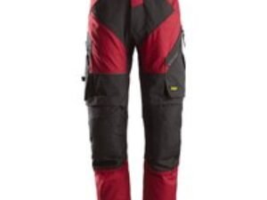 Snickers 6903 Mens Flexiwork Work Trousers Red / Black 33" 28