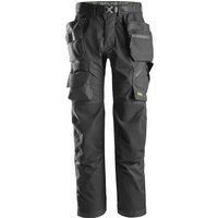 Snickers 6923 Mens Flexiwork Floorlayers Work Holster Pocket Trousers Grey 36" 37