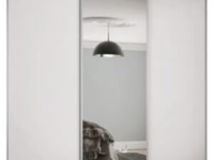 Spacepro Heritage 3 Wardrobe Door Kit Dove Grey Framed - 2x 1 Panel Shaker & 1x 1 Panel Mirror - 2672mm (W)