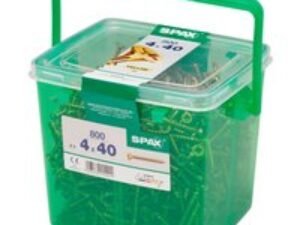 Spax S Self Countersinking Pozi Wood Screws Handy Tub 4mm 40mm Pack of 800