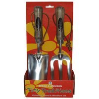 Spear and Jackson Tiny Traditions Childrens Trowel and Weedfork Set