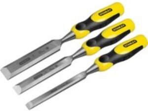 Stanley 3 Piece Dynagrip Bevel Edge Chisel Set