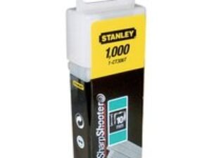 Stanley Flat Narrow Crown Staples 12mm Pack of 1000