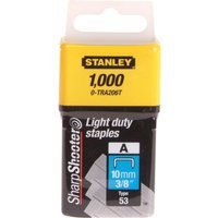 Stanley Light Duty Staples 10mm Pack of 1000