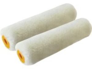 Stanley Mini Mohair Gloss Paint Roller Sleeve 100mm Pack of 2