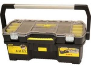 Stanley Plastic Tote Tool Box with Removeable Tool Organiser 600mm