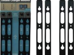 Stealth Mounts Charger Mount for Makita DC18RD Double Charger Black