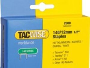 Tacwise 140 Staples 12mm Pack of 2000