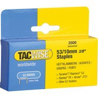 Tacwise 53/12 Staples 10mm Pack of 2000