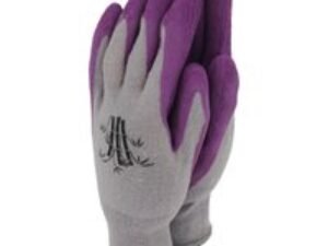 Town and Country Weed Master Bamboo Gloves Grey / Purple S