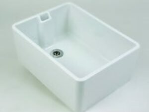 Twyford Belfast Sink 610mm x 455mm Plain FC1271WH