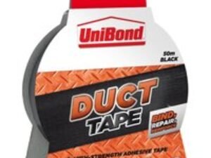 Unibond Duct Tape Black 50mm 50m