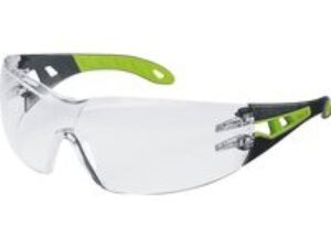Uvex Pheos Safety Glasses Black Clear