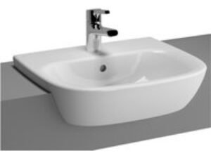 Vitra Zentrum Semi Recess 1 Taphole 500mm Basin 5635B003-0001